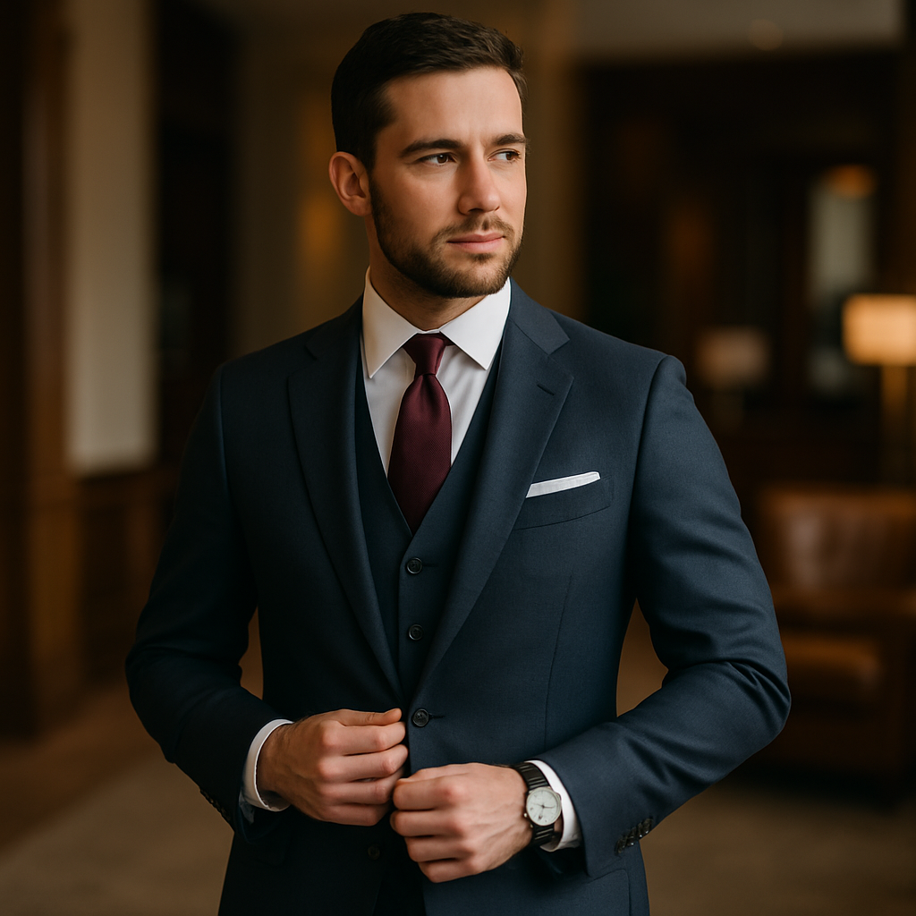 Dreiteiliger Anzug Look: Stilschreiber.de zeigt eleganten Stil d77e475d 0ed6 4b2e 970c 882c31f02ef8